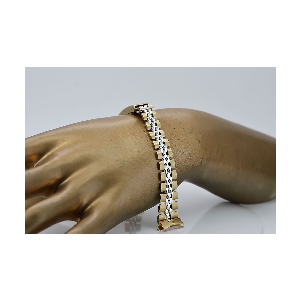 Gelbe Roségold Armband ★ russiangold.com ★ Gold 585 333 Niedriger Preis