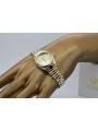 Gold men's watch Geneve ★ zlotychlopak.pl ★ Gold purity 585 333 Low Price!