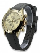 Gold men's watch Geneve ★ zlotychlopak.pl ★ Gold purity 585 333 Low Price!