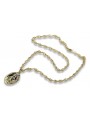 Divine Protection 14k Gold Chain & Medallion pm006y&cc076y