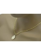 Divine Protection 14k Gold Chain & Medallion pm006y&cc076y