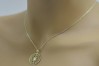 Italian 14k Gold Sun Necklace cpn040y&cc001yw