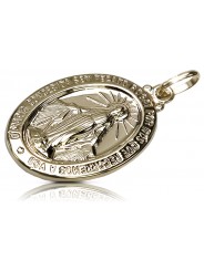 14K Жовте золото, 10,50мм, Богородиця pm006y