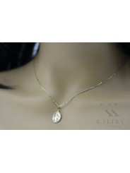 14K Жовте золото, 10,50мм, Богородиця pm006y