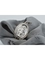 "14K White Gold Iconic Mary Medallion Pendant" pm006w pm006w