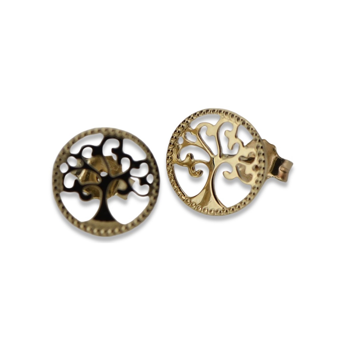 Boucles d’oreilles en or zlotychlopak.pl ★ Échantillon d’or ★ 585 333 Prix bas!