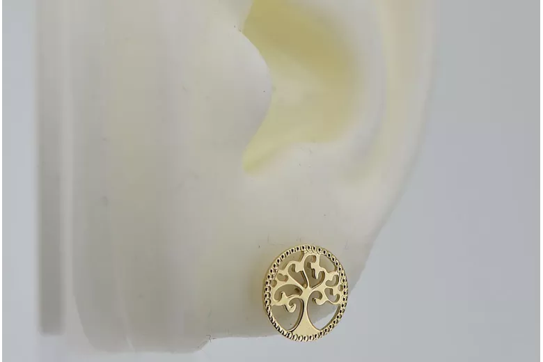 Boucles d’oreilles en or zlotychlopak.pl ★ Échantillon d’or ★ 585 333 Prix bas!