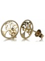 Boucles d’oreilles en or zlotychlopak.pl ★ Échantillon d’or ★ 585 333 Prix bas!