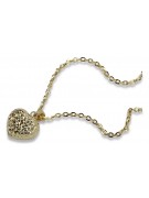 Gold pendant pendant ★ zlotychlopak.pl ★ Gold hallmark 585 333 low price