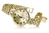 Montre pour dame en or jaune 14 carats, O. Geneve Cadeau Dame lw011ydg