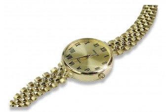 Montre pour dame en or jaune 14 carats, O. Geneve Cadeau Dame lw011ydg