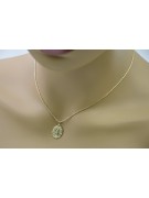 Divine Protection 14k Gold Medallion Set with Snake Chain pm005y&cc080y