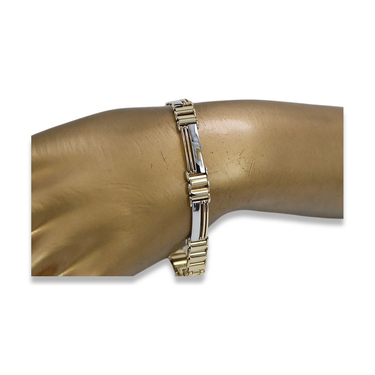 Gelb Roségold Armband ★ russiangold.com ★ Gold 585 333 Niedriger Preis