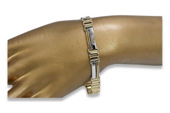 Bracelet ★ en or rose jaune russiangold.com ★ Or 585 333 Prix bas