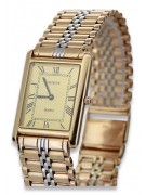 Reloj de hombre vintage de oro rosa de 14 quilates Geneve mw069rw