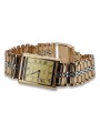 Reloj de hombre vintage de oro rosa de 14 quilates Geneve mw069rw