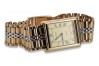 Розовое золото 14 менские часы Geneve Vintage mw069rw