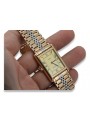 Reloj de hombre vintage de oro rosa de 14 quilates Geneve mw069rw