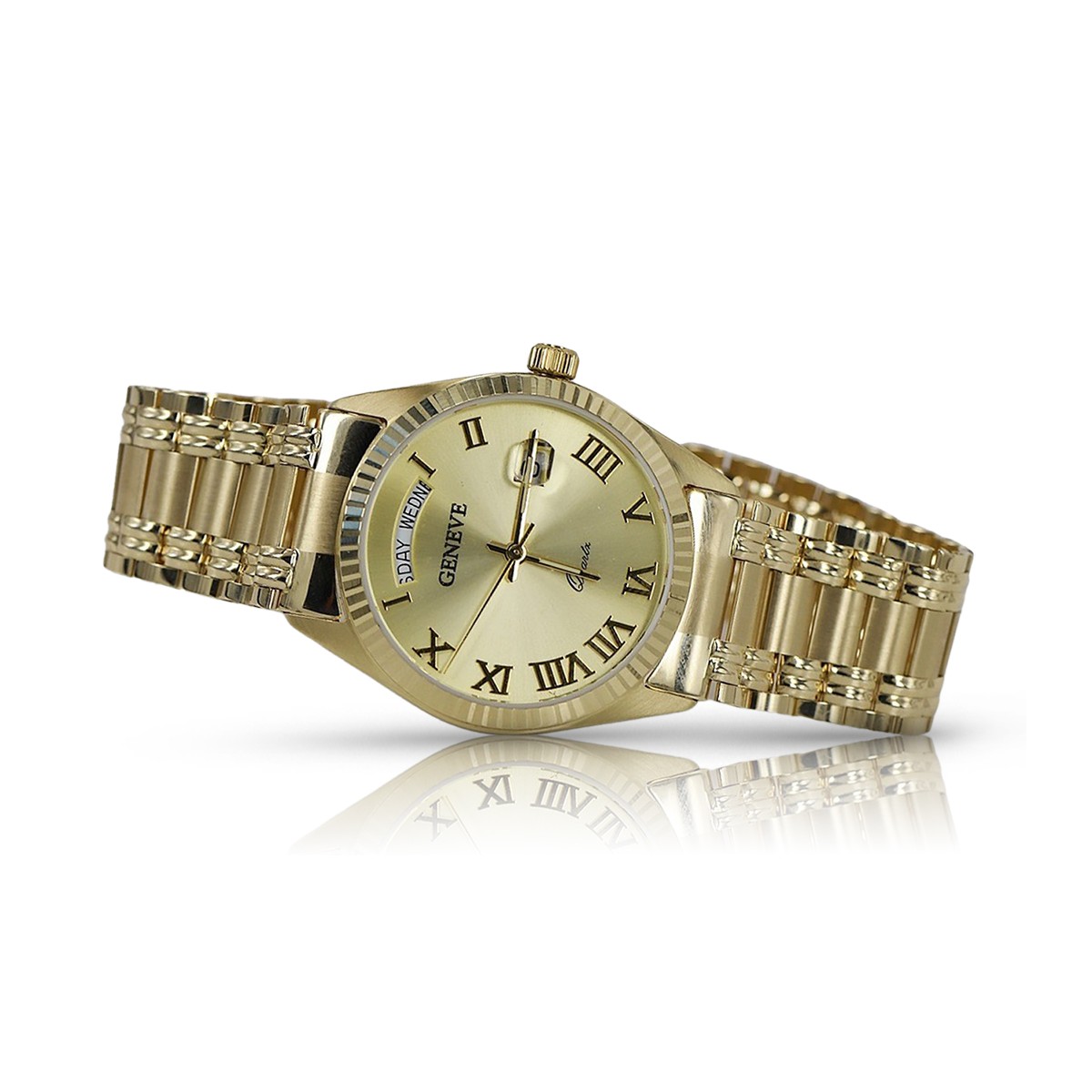 Goldene Herrenuhr Geneve ★ https://zlotychlopak.pl/de/ ★ Goldreinheit 585 333 Niedriger Preis!