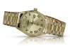Желтые золотые часы Леди Генева 14К 585 mw013ydg&mbw006yo-f