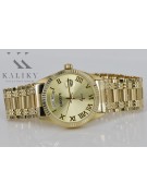 Gold men's watch Geneve ★ zlotychlopak.pl ★ Gold purity 585 333 Low Price!