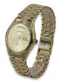 Gold men's watch Geneve ★ zlotychlopak.pl ★ Gold purity 585 333 Low Price!