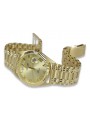 Gold men's watch Geneve ★ zlotychlopak.pl ★ Gold purity 585 333 Low Price!