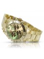 Gold men's watch Geneve ★ zlotychlopak.pl ★ Gold purity 585 333 Low Price!