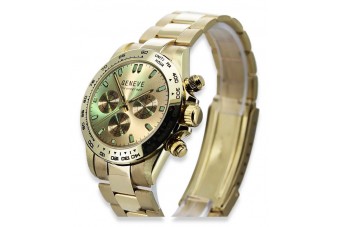 Reloj de Hombre Geneve en Oro Amarillo 14k 585 mw014ydy&mbw017y