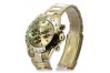 Złoty męski zegarek Geneve z 14k złota - Kolekcja Yellow mw014ydy&mbw017y