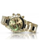 Gold men's watch Geneve ★ zlotychlopak.pl ★ Gold purity 585 333 Low Price!