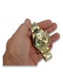 Gold Men's Watch Geneve ★ Zlotychlopak.pl ★ Puritate de aur 585 333 Preț scăzut!