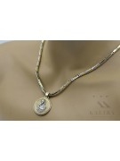 Golden Merry Pendant with Hammer Chain - Luxurious 14k Gold Icon Jewelry pm027yw30&cc047yw