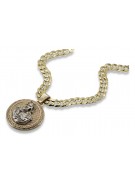 Golden Holiday Charm Necklace with Gourmette Chain pm027yw37&cc099y