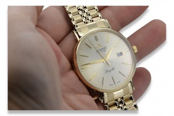 Златен мъжки часовник Geneve ★ https://zlotychlopak.pl/bg/ ★ Чистота на златото 585 333 Ниска цена!