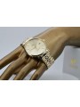 Gold men's watch Geneve ★ zlotychlopak.pl ★ Gold purity 585 333 Low Price!