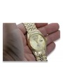 Gold men's watch Geneve ★ zlotychlopak.pl ★ Gold purity 585 333 Low Price!