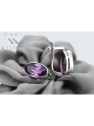 925 Sterling Silber Amethyst Ohrringe Juwelen vec001s Vintage Sowjetisch vec001s