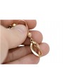 "Original Vintage 14k Rose Gold No-Stone Hanging Earrings" ven053 ven053