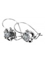 Boucles d'oreilles en argent sterling 925, Zircone. vec035s