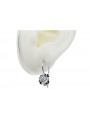 Boucles d'oreilles en argent sterling 925, Zircone. vec035s