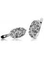 Boucles d'oreilles en argent sterling 925, Zirco. vec174s