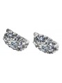 Boucles d'oreilles en argent sterling 925, Zirco. vec174s