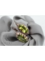 Pendientes de Plata y Oro Rosa con Peridoto Vintage vec174rp