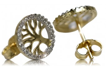Pendientes de oro zlotychlopak.pl Muestra de ★ oro 585 333 ¡★ Precio bajo!