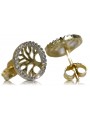 Pendientes de oro zlotychlopak.pl Muestra de ★ oro 585 333 ¡★ Precio bajo!