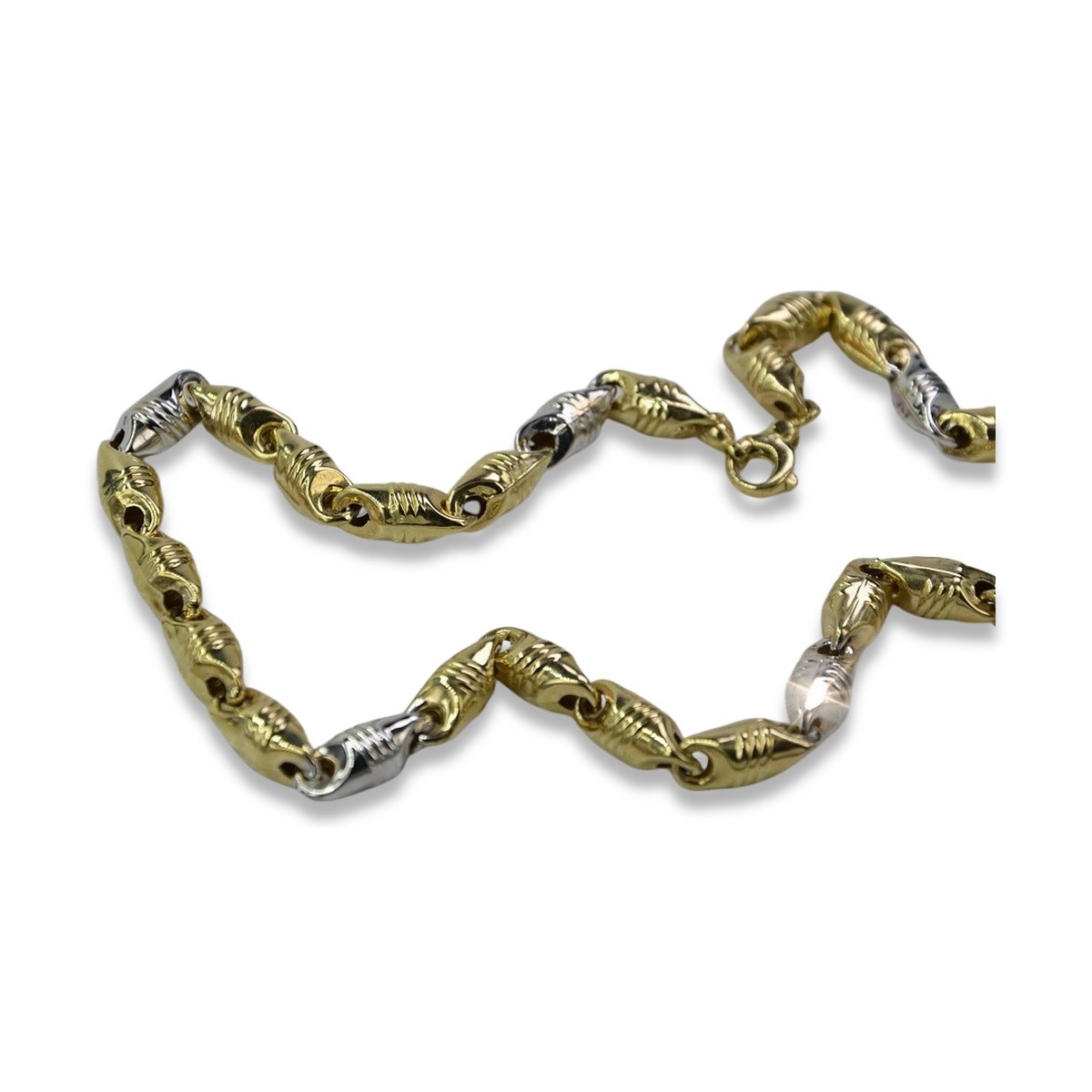 Italian 14K Yellow Gold Chain Necklace cc027yw