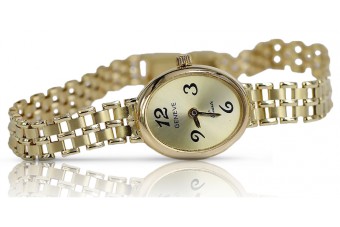 Reloj de Dama Geneve en Oro Amarillo de 14 Quilates lw047y