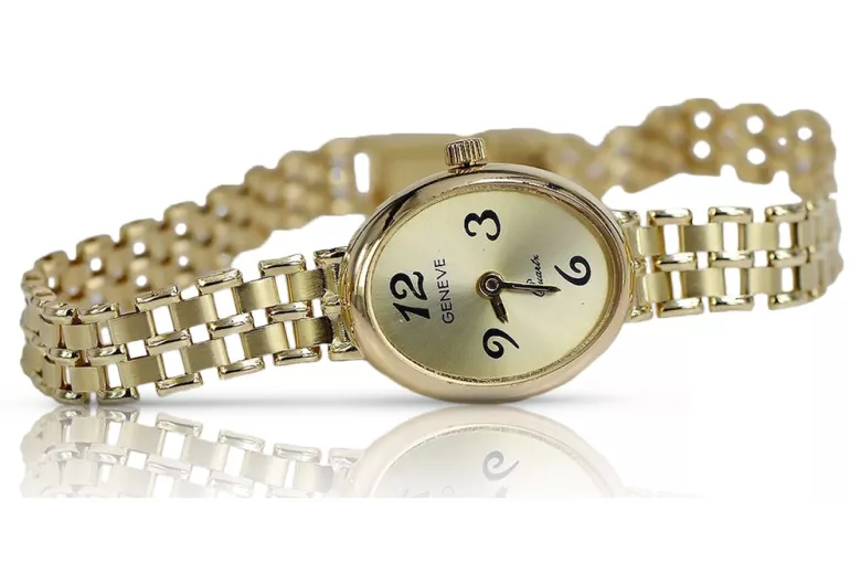 Gold ladies watch ★ zlotychlopak.pl ★ Gold purity 585 333 Low price!