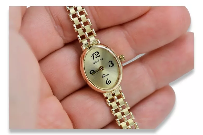 Reloj ★ de oro para damas zlotychlopak.pl Pureza de oro 585 333 ¡★ Precio bajo!